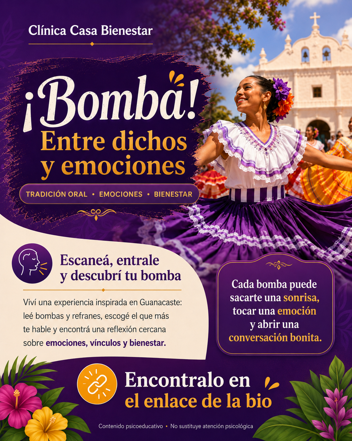 ¡Bomba! Entre dichos y emociones, experiencia inspirada en Guanacaste